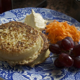 Eggy crumpets