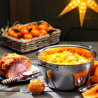 clementine marmalade glazed ham