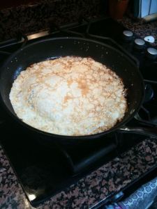 pancake in a pan