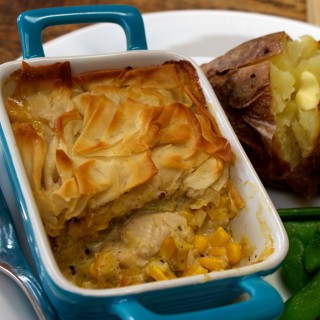 Spring turkey pot pie