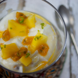 Tropical Fruit Fool - photo by Katie Bryson on feedingboys.co.uk