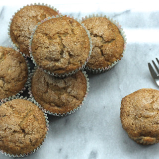 Banana, Nectarine and Cinnamon Muffins on Feedinboys.co.uk