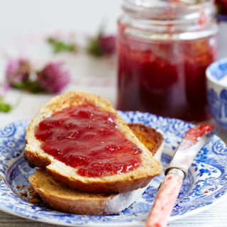 Strawberry and Rosewater Jam, styled by Katie Bryson, photo by Stuart Ovenden