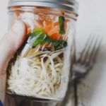 Pulled Pork Noodle Jars on feedingboys.co.uk