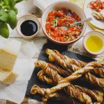 Grana Padano Easy Cheese Straws with a Fresh Tomato & Basil Dip on feedingboys.co.uk