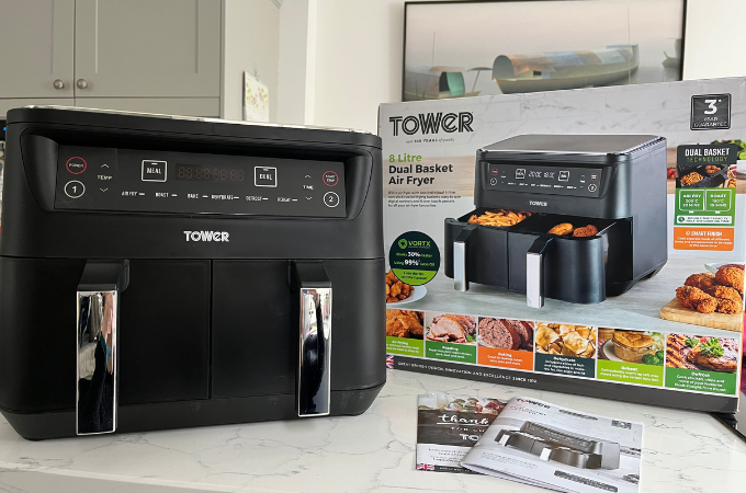 Air Fryer Review: Tower Vortx Dual Basket 8 Litre